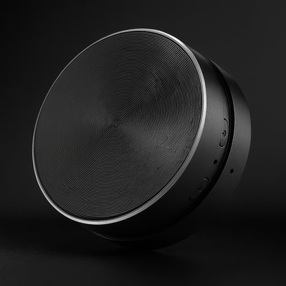 Happy Speaker three color options silver red black