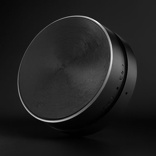 Happy Speaker three color options silver red black