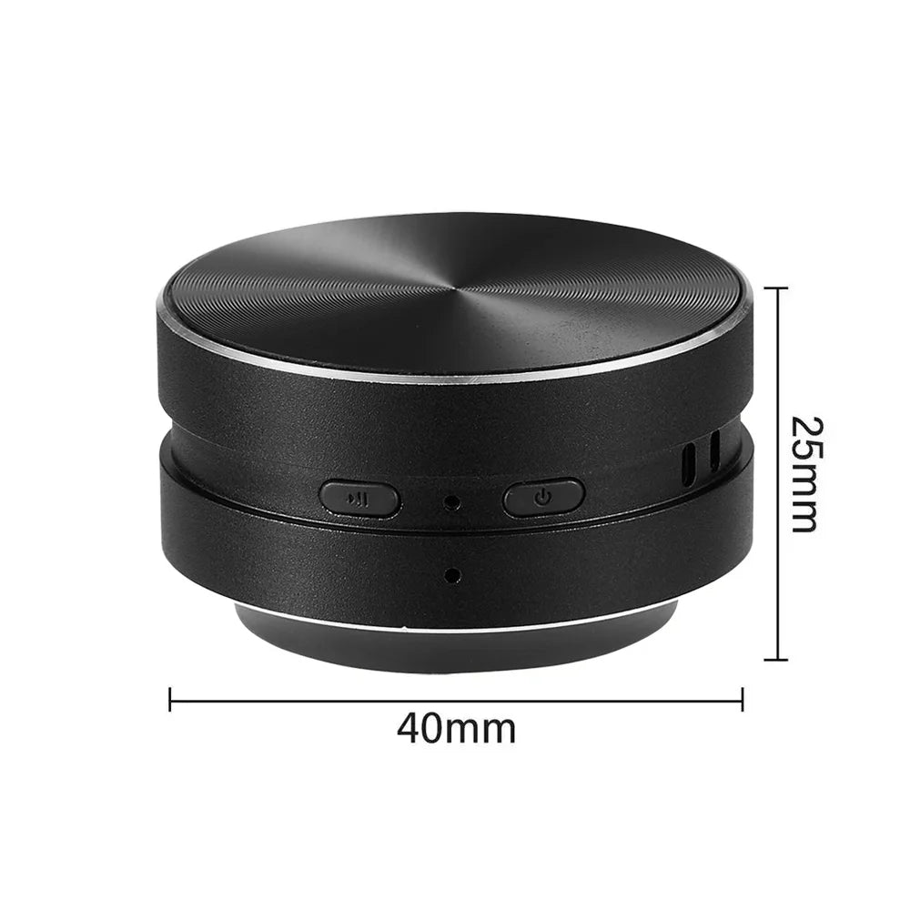 Happy Speaker black bluetooth speaker side view